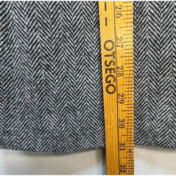 Lands End Mens Blazer Wool Blend Herringbone Pattern 2-Button Classic Fit Size 4 - Picture 7 of 13